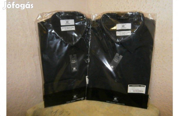 Új, rövid-vagy hosszúujjú fekete női blúz, méretek: XS-XL-ig