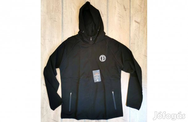 Új, sportos férfi GYM hosszú ujjú pamut kapucnis felső