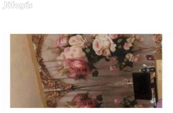 Új, szép elegáns /2db/Tavaszi selyemfüggöny. 130x180cm