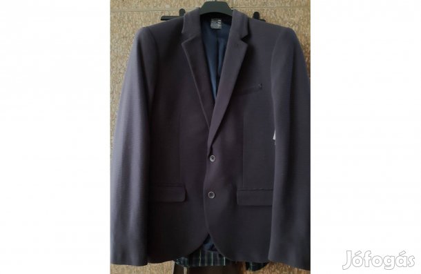 Új, szürke férfi zakó, 50-es méret