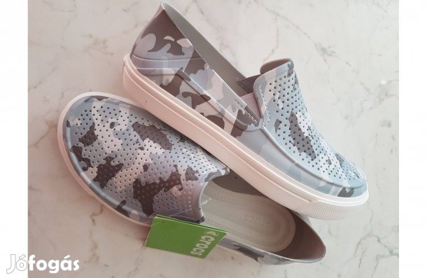 Új "terep" mintás Crocs slip-on gumicipő 41 méret