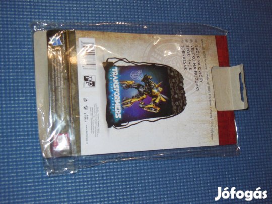 Új, tornazsák, ovis zsák. Transformers, Bumblebee