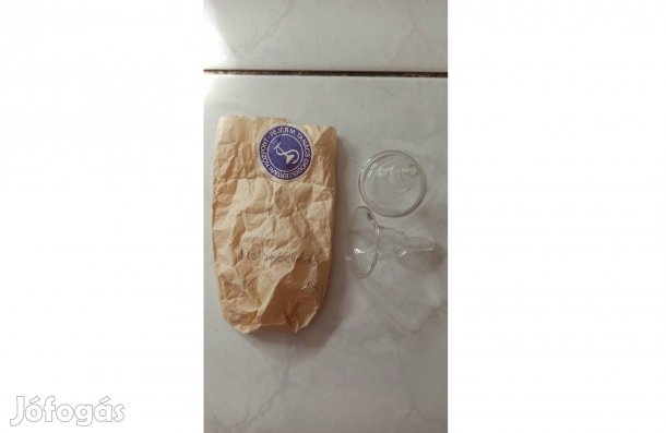 Új, üveg mellbimbóvédő