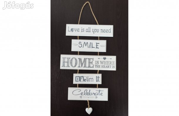 Új, vintage "inspiráló fali dekorációs tábla"