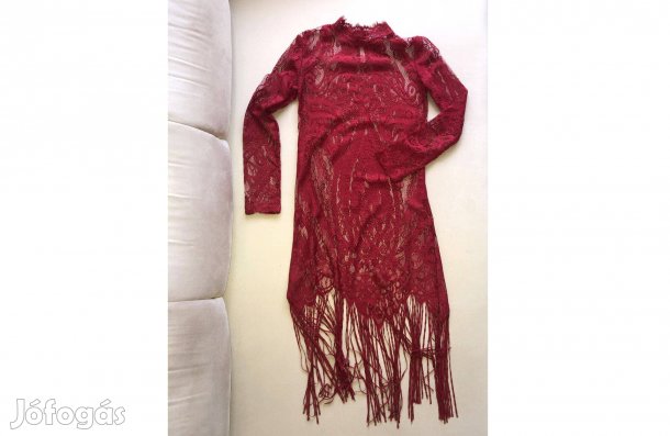 Új, vörös Gatsby party ruha (XS-re)