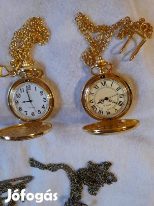 Új, zsebórák lánccal