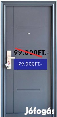 Új acél biztonsági bejárati ajtók
