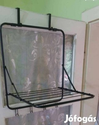 Új ajtóra akasztható ruhaszárító, összecsukható szárító, fém