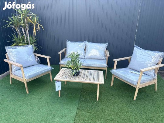 Új akácfa kertibútor kertigarnitúra fotel asztal