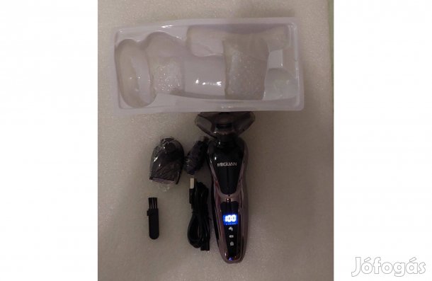 Új akkumulátoros Borotvakészlet Kijelzővel,Borotva+Fül,orrszőrnyíró