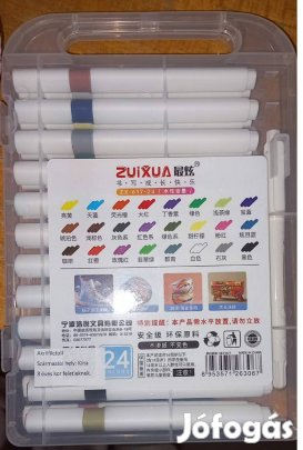 Új akril filctoll 24 színű