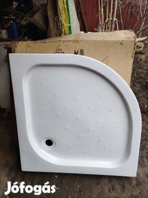 Új akril zuhanytálca 90 x 90 x 15 cm