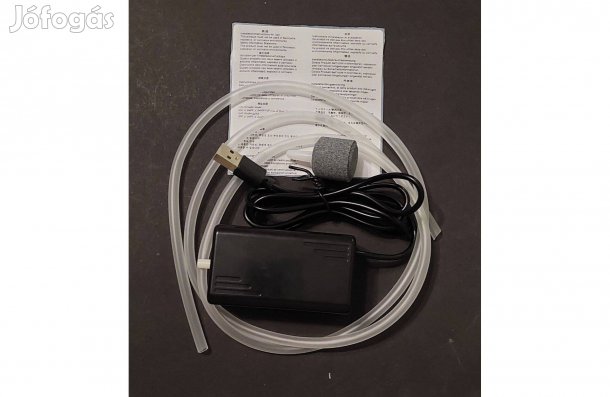 Új akvárium akváriumi mini Csendes USB Oxigénpumpa