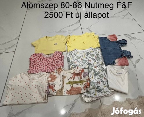 Új állapotú 80-86 ruhacsomag