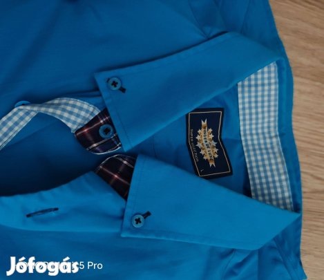 Uj állapotu pamut rövidujjú férfi ing L