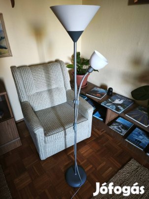 Új állólámpa olvasólámpával + 2 LED égővel. Esztétikus és praktikus