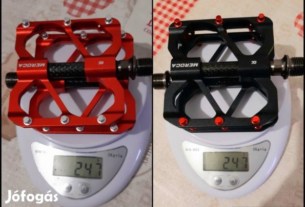 Új alu, karbon kerékpár pedál. 