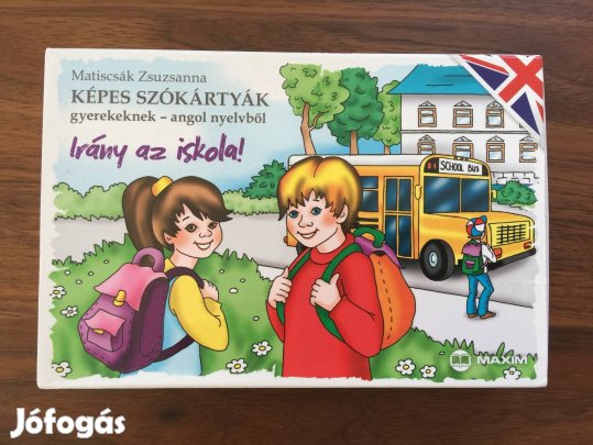 Új angol nyelvű képes szókártya