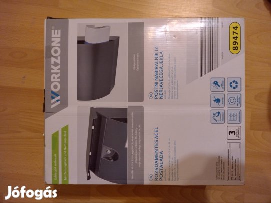 Új antracit postaláda