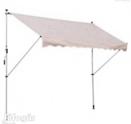 Új árnyékoló, kitekerhető, 150 cm, bézs szín