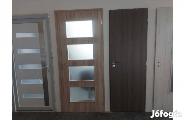 Új beltéri ajtó többféle színben 75-90-100x210 cm Ingyen Szállítva
