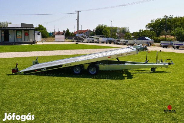 Új billenős autószállító utánfutó (2700kg) akciósan most 2.490.000 Ft