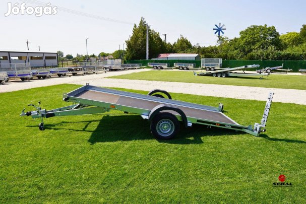 Új billenős utánfutó (400x185cm -1300kg) +rendszám csak 1.199.000 Ft