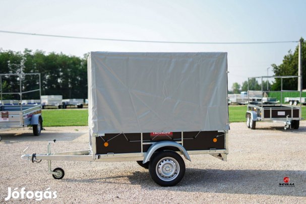 Új billenős utánfutó (750kg) ponyva szettel Kecskeméten 608.000 Ft