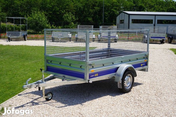 Új billenős utánfutó rácsos magasítóval Balatonakarattyán 658.000 Ft
