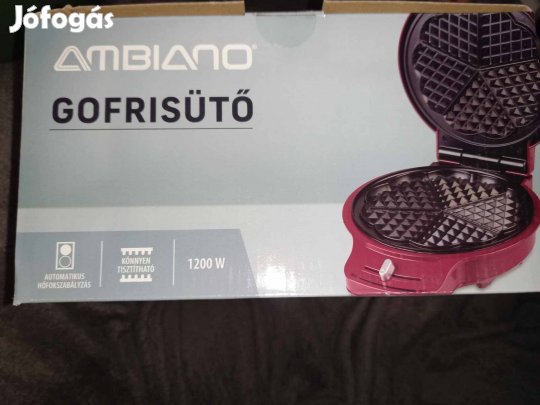 Új bontatlan Ambiano Elektromos kerek gofrisütő vagy palacsintasütő