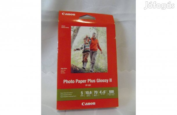 Új bontatlan Canon fotópapír PP 301 10x15 cm egységáron