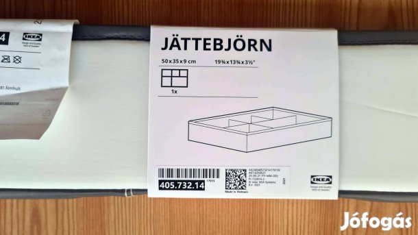 Új bontatlan IKEA Jattebjörn rendező 50x35x9 cm