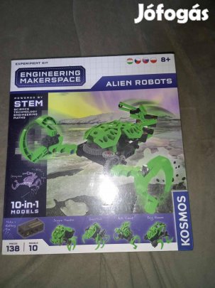 Új bontatlan Kosmos Alien Robots Tudományos építőjáték,10 az 1-ben ,