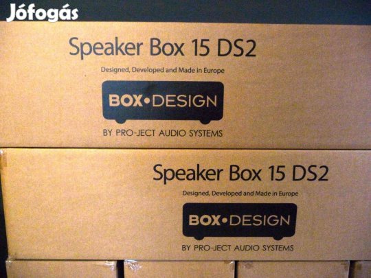 Új bontatlan Pro-Ject 15 DS2 Prémiumkategóriás audiofile álló hangfal