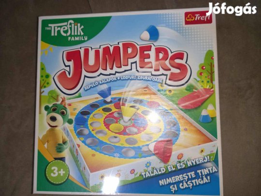 Új bontatlan Trefl Treflik Jumpers Repülő kalapok családi társasjáték