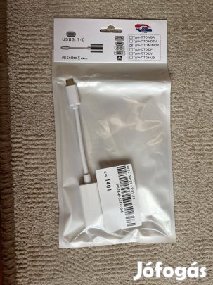 Új bontatlan USB - C - Mini Display Port adapter kábel eladó