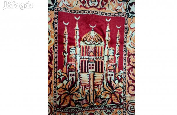 Új bordó faliszőnyeg falikép falvédő 53*110 cm + rojt