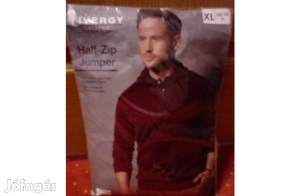 Új bordó férfi pulóver XXL