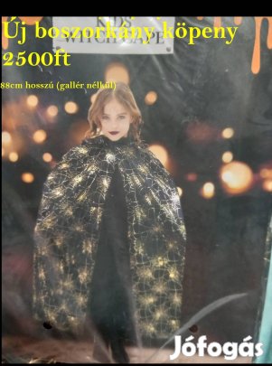 Új boszorkány jelmezhez köpeny 2500ft