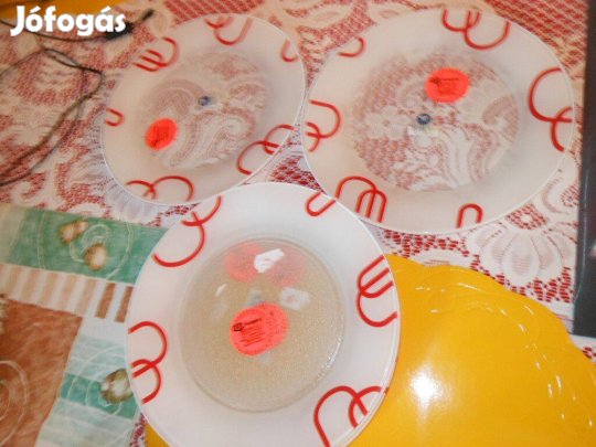 Új brazil modern jénai lapostányérszett 6dbos
