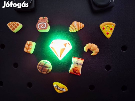 Új charm Crocs cipő papucs táska dísz - 10 db