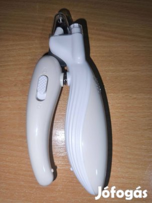 Új cica macska kisállat karomvágó olló - LED lámpával, tartállyal