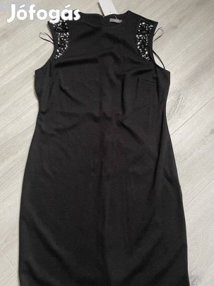Új címkes 42 fekete ruha, rózsaszín 44