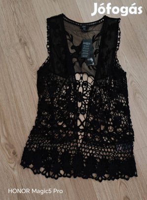 Uj címkés csipkés horgolt női mellény