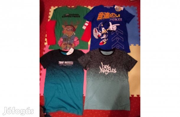 Új címkés fiú póló 170