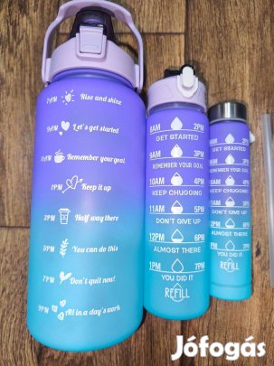 Új családi ombre kulacs szett - 3 db