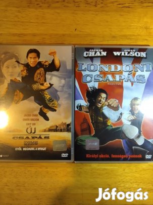 Új csapás + Londoni csapás újszerű dvd Jackie Chan
