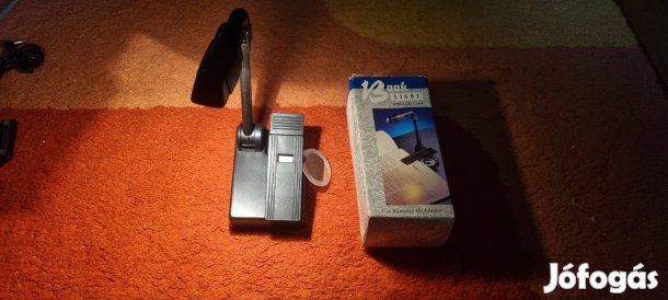 Új csiptetős világítós olvasó lámpa nagyítóval 