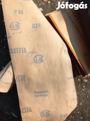 Új csiszoló papír smirgli P60 és P20 minőség egybe ami a képen