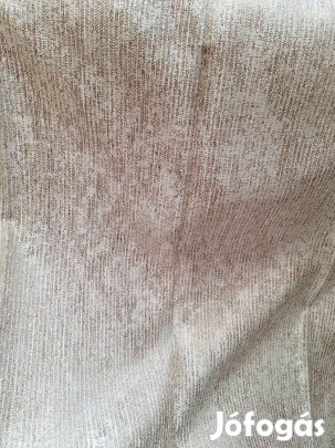 Új dekor függöny arany színben (3 x 290 cm)